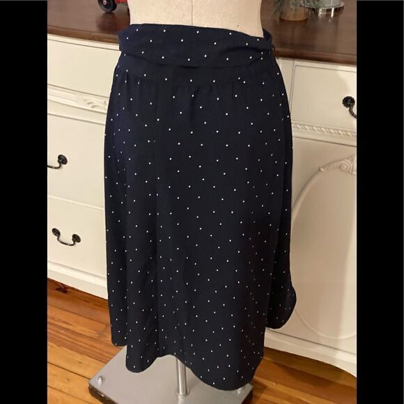 Ann Taylor Polkadot Long Skirt Size 4 - Picture 1 of 6